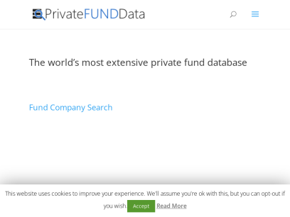 Home - Private Fund Data