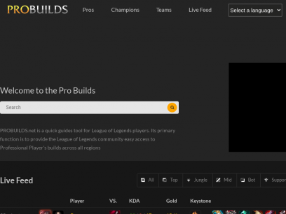 Probuilds.net - League of Legends Champion Pro Builds and Guides
