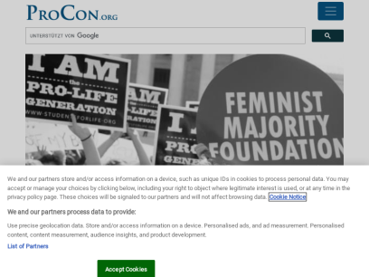 Homepage - ProCon.org