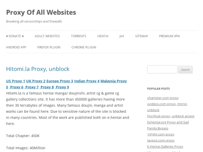 Proxy Of All Websites | Breaking all censorships and firewalls