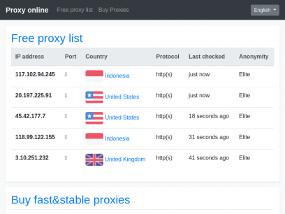 Proxy online, anonymous proxy site