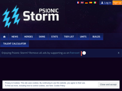 Psionic Storm - L'actualité Heroes of the Storm en Français | Toute l'actualité sur le jeu Heroes of the Storm de Blizzard