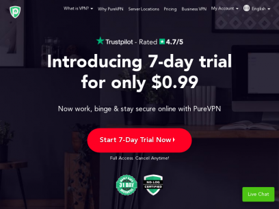 The Best VPN Money Can Buy - Fastest VPN Service | PureVPN