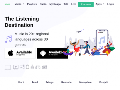 Raaga - Hindi Tamil Telugu Malayalam Kannada Punjabi Bengali Gujarati Marathi Rajasthani Songs MP3 downloads music videos