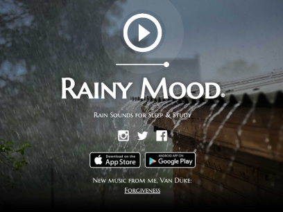 Rainy Mood &#8226; #1 Rain Sounds &#8226; Sleep &amp; Study