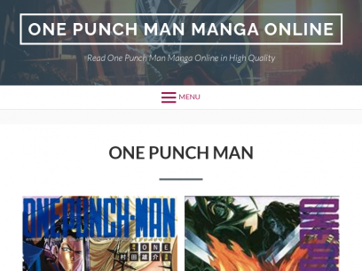 One Punch Man Manga Online