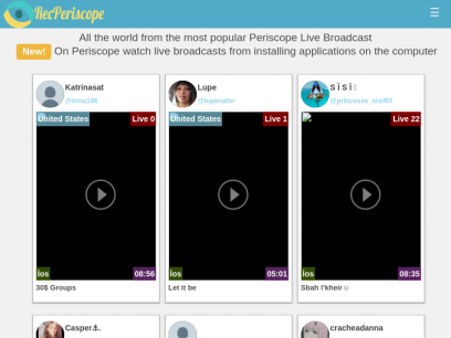 Periscope Live Streams - On Periscope