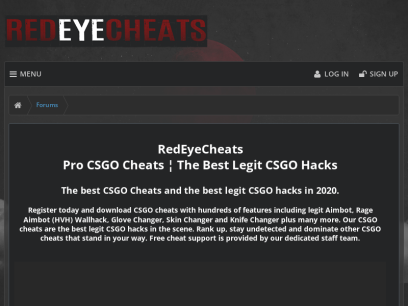 RedEyeCheats - Undetected CSGO Cheats - Best legit hacks in 2020.