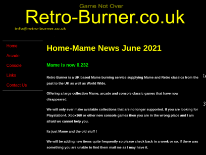 Mame Burner Mame232 Mame Roms Free Delivery Worldwide Mame .232