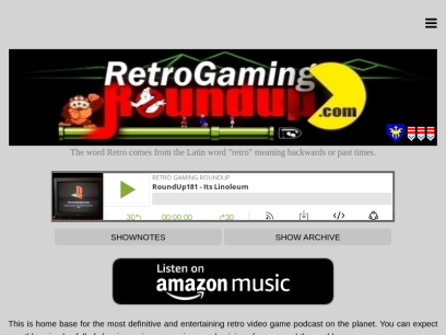 Retro Gaming Roundup | Retro Video Game Podcast
