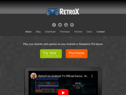 RetroX | Play your classic games in modern hardware
