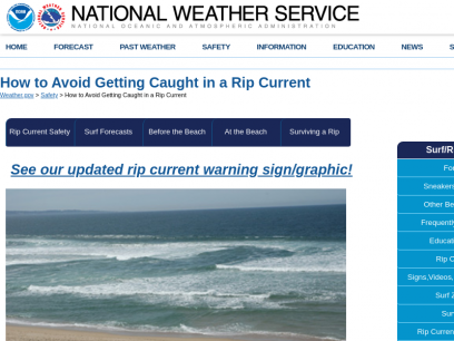How to Avoid Getting Caught in a Rip Current