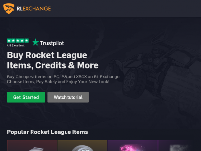 Buy Rocket League Items &amp; Credits - Rocket League Trading | Rl Exchange