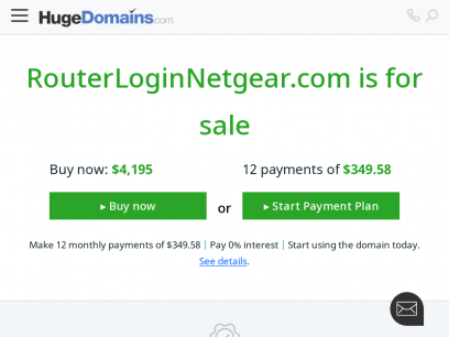 RouterLoginNetgear.com is for sale | HugeDomains