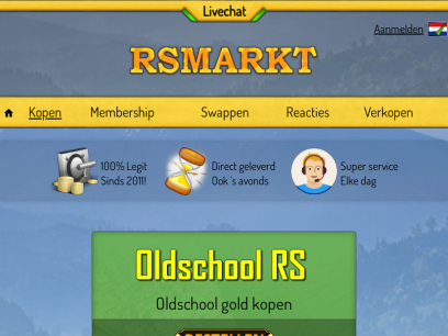 RSmarkt | Goedkoper RS Gold kopen | Snelste service | Goedkoop, betrouwbaar en Nederlands!