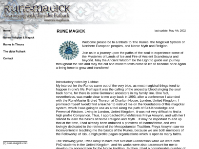Rune Magick - Journeying with the elder Futhark - www.rune-magick.com