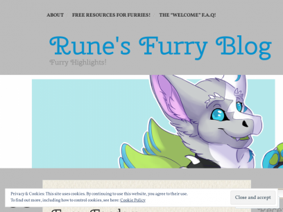 Rune&#039;s Furry Blog | Furry Highlights!