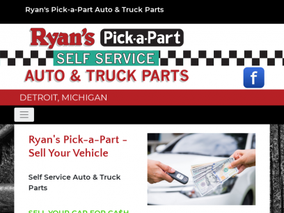 We Buy Cars &amp; Trucks for Cash - Ryan&#39;s Pick-a-Part - Ryan's Pick-a-Part