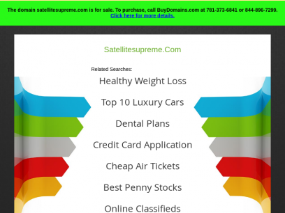 Satellitesupreme.com Is For Sale