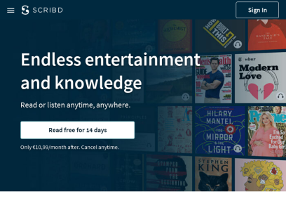Discover the Best eBooks, Audiobooks, Magazines, Sheet Music, and More | Scribd