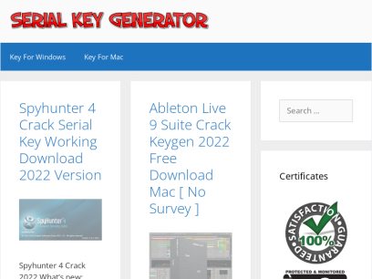 keygen serial number generator mac