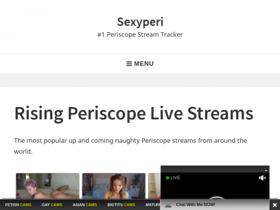 Rising Periscope Live Streams - Watch Periscope Online