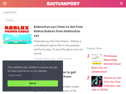 29 Similar Sites Like Shitgarpost Blogspot Com Alternatives - https roblox robux generator online blogspot com