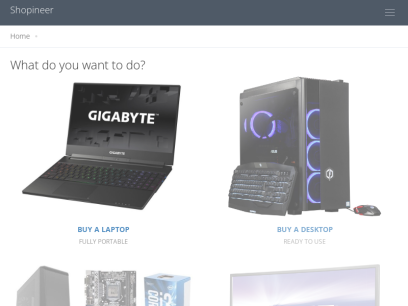 Shopineer: Find the best computer or monitor for you using our Interactive Buying Guides
