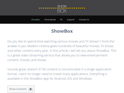 ShowBox APK 100% Working Latest version Download Free apps