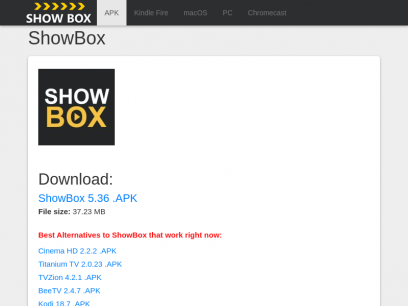 ShowBox 2021 APK Download — Free Movies App