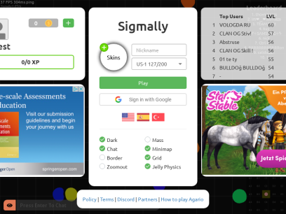Agario - Agar.io private server by Sigmally