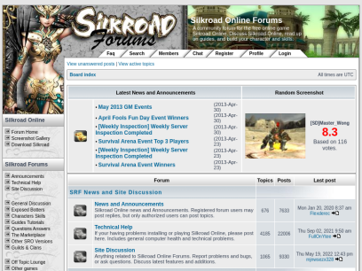 Silkroad Online Forums &bull; Index page