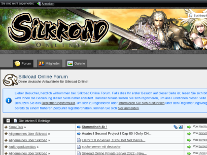 Startseite - Silkroad Online Forum
