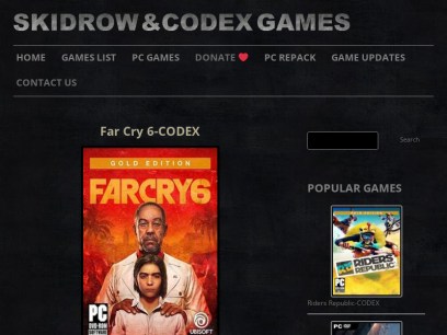 is it legal to download from skidrow codex site