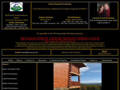 Cabins, Pigeon Forge log homes for sale | Gatlinburg TN cabins, condos to foreclosures for Sale