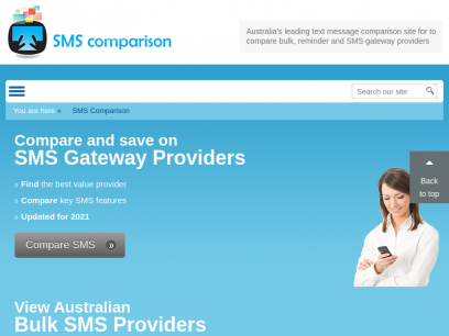 Compare Business SMS Providers - SMS Comparison