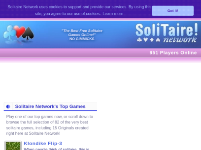 solitaire free no gimmicks