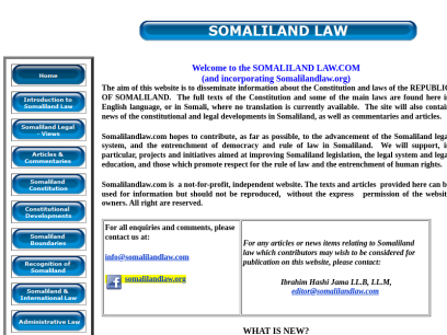 SOMALILAND LAW