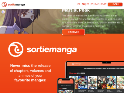 
        SortieManga - Email alerts of manga releases
    
