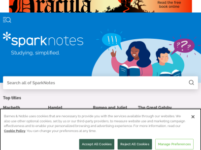 SparkNotes: Today&#39;s Most Popular Study Guides