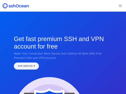 SSHOcean - Provider High Speed Premium SSH and VPN Account