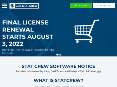 STATCREW.COM :: CBS StatCrew Software