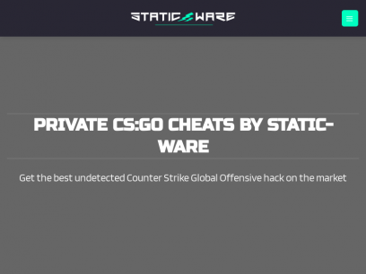 CSGO Hacks by Static-Ware | Private &amp; Undetected 2021