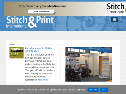 Stitch &amp; Print &bull; Business magazine for professional embroiderers, textile printers and garment decorators, formely Eurostitch