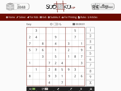 Sudoku Online | Free Logic Puzzle Game