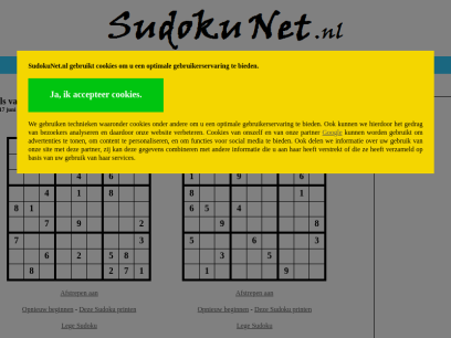 Sudoku Net