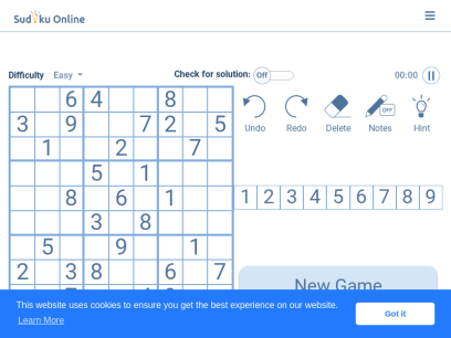 Sudoku Online | Free Sudoku Puzzles to Play Online