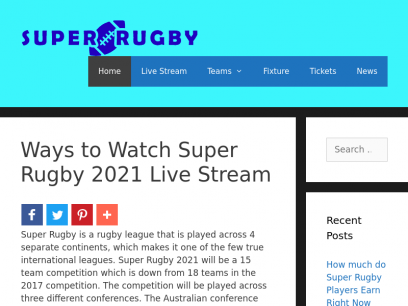How to Watch Super Rugby Live Stream 2021 Online