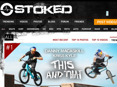 STOKED - The Social Media Network for Extreme Sports