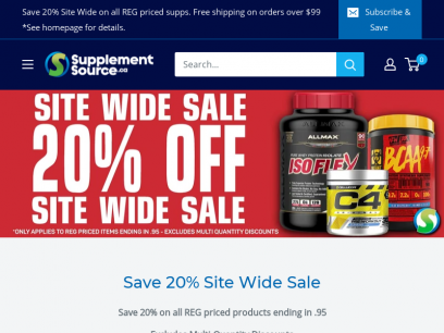 SupplementSource.ca - Voted lowest prices in Canada
